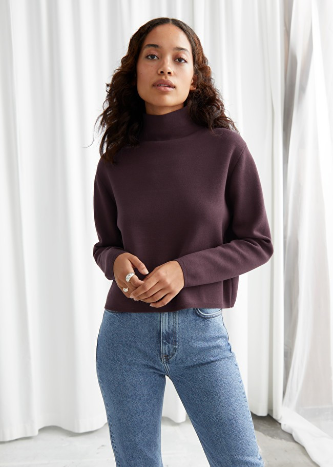 Cropped Relaxed Fit Turtleneck | & Other Stories (EU + UK)