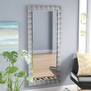 Grain Texture Modern & Contemporary Beveled Wall Mirror | Wayfair North America