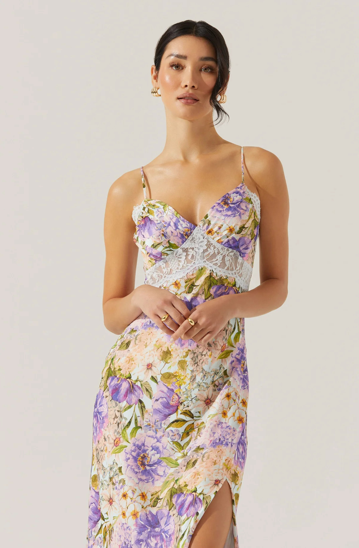 Ivanna Floral Lace Maxi Dress | ASTR The Label (US)