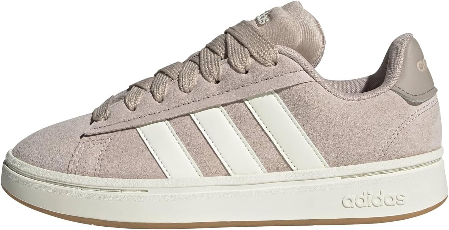 adidas Womens Grand Court Alpha Sneakers Shoes Casual - Beige | Amazon (US)