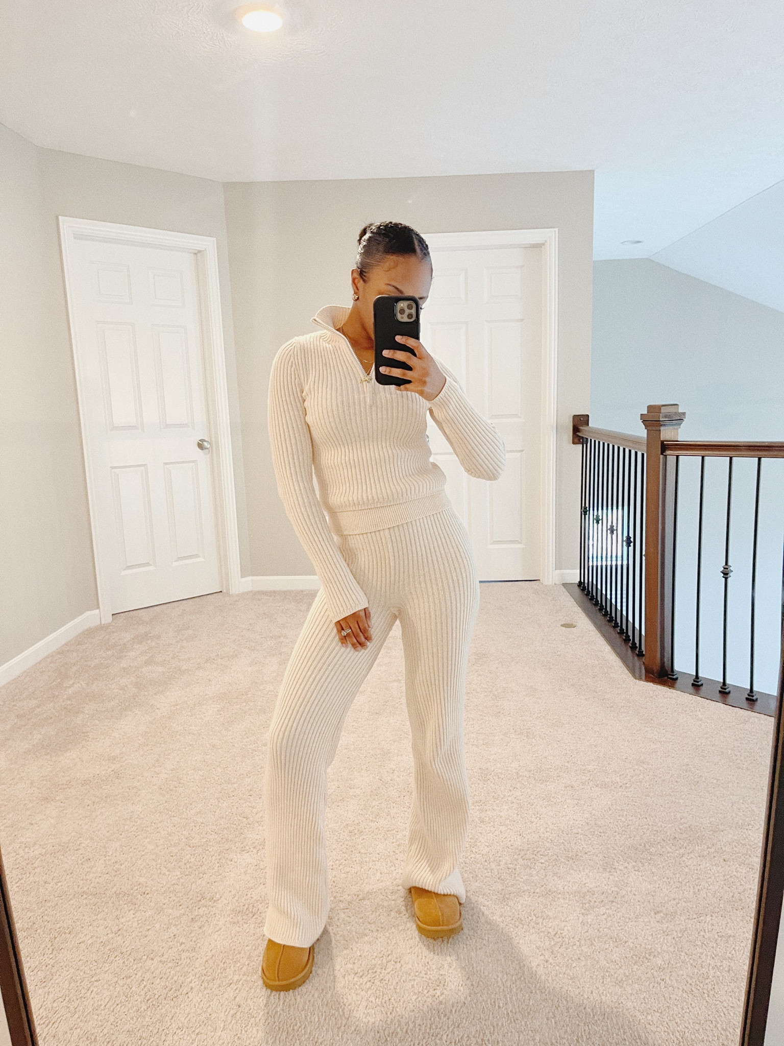 Being ambitious at home can be difficult. I find that getting up and getting dress helps my work ethic on those work from for home days. Check out this cute set that is currently on sale from #LTKsale 