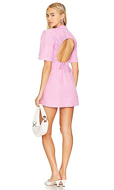 L'Academie Linzie Mini Dress in Bubble Gum Pink from Revolve.com | Revolve Clothing (Global)