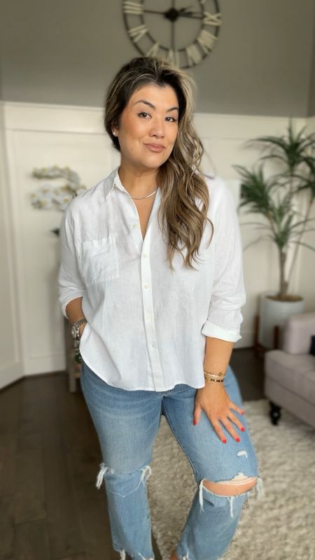 Wearing a size large (runs slightly oversized). Now 40% off + extra 15% off today!

Jeans are old, but linking new options from same brand. Pistola typically runs TTS. 

#LTKmidsize #LTKstyletip #LTKsalealert