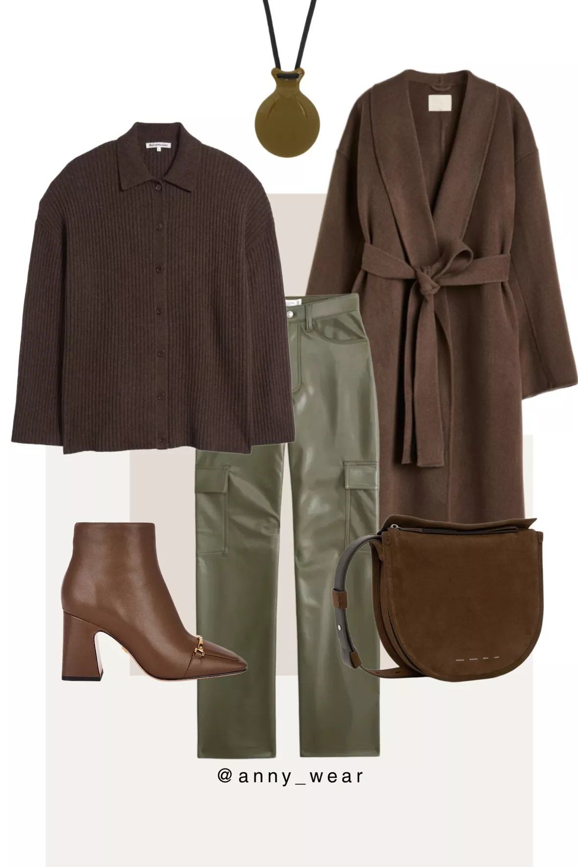 dark brown bag outfit ideas
