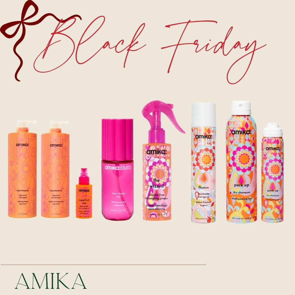 Amika is having 30% off site wide with code “HAIR30"

#LTKHoliday #LTKCyberWeek #LTKGiftGuide