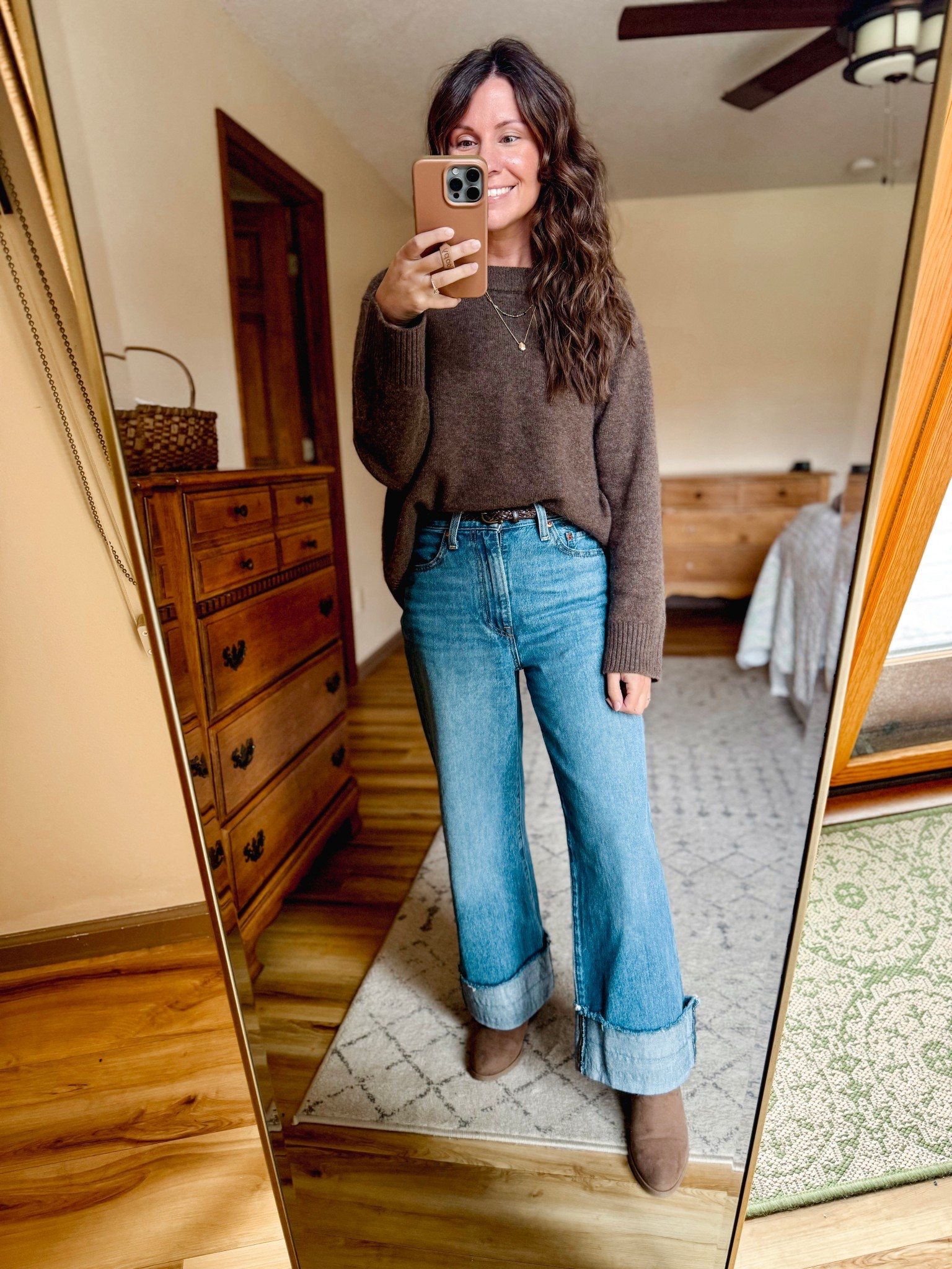 Wearing xs in my sweater (I linked the exact one first and some similar ones) and my jeans are size 25 (I cuffed them myself). My boots are last year’s version but I linked this year’s version.

#LTKPetite #LTKSeasonal #LTKFindsUnder100