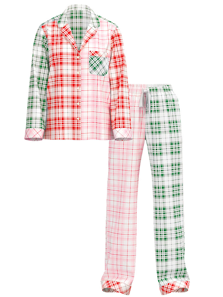 Flannel Long Pajama Set | Victoria's Secret (US / CA )