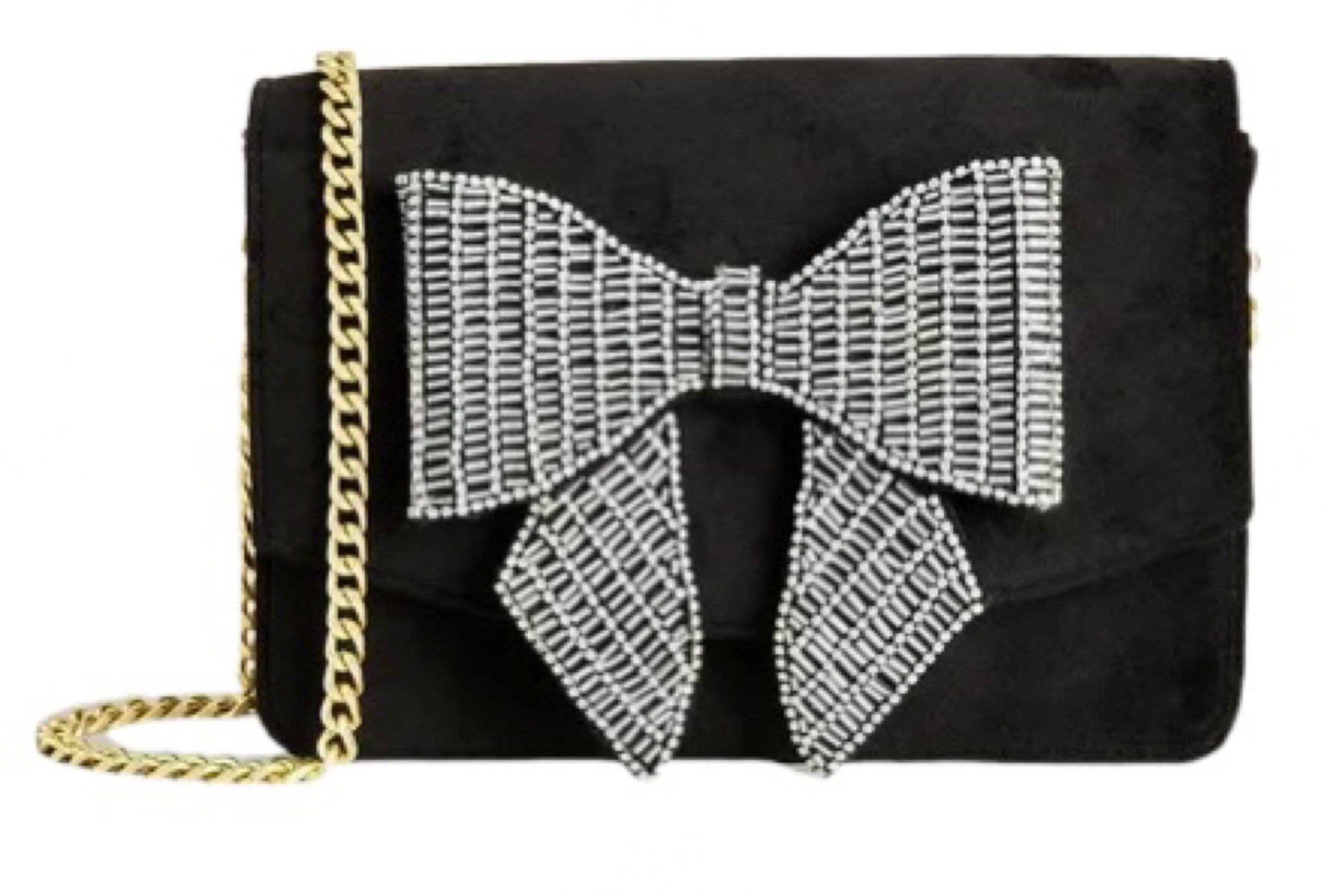 Boden black velvet bag with bow embellishment  

#LTKHoliday #LTKeurope #LTKSeasonal
