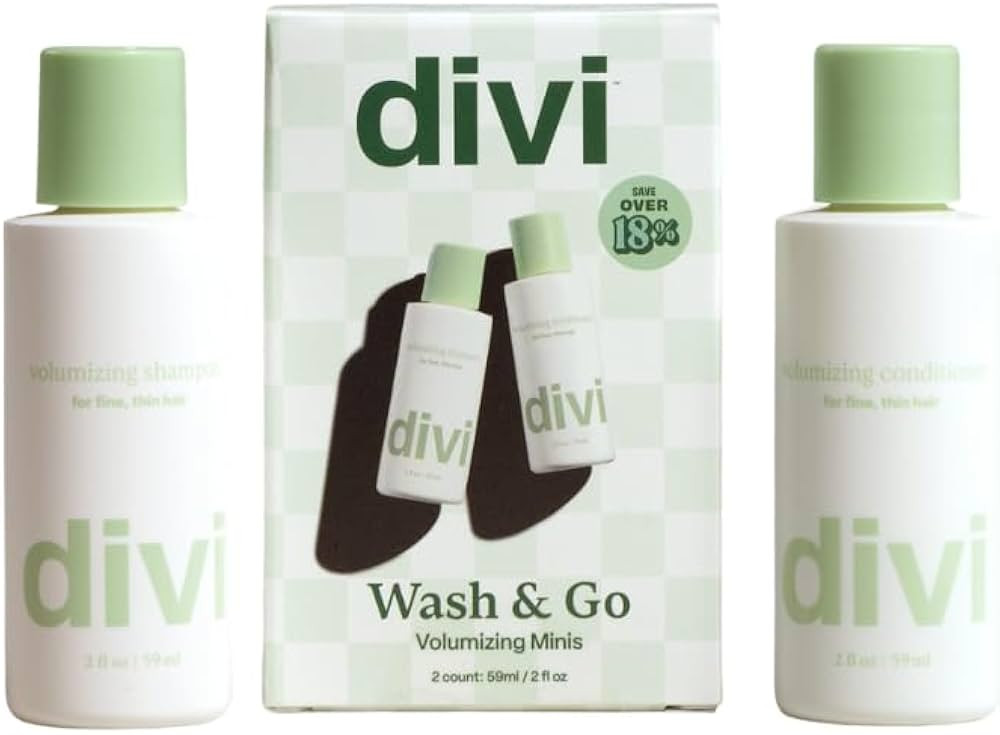 Divi Shampoo and Conditioner Set for Women and Men - Hair Care Duo for All Hair Types, Adds Volum... | Amazon (US)