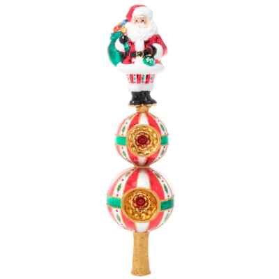 Christopher Radko CHRISTMAS CLASSICS Christmas  Tree Topper Finial 1021342  | eBay | eBay US