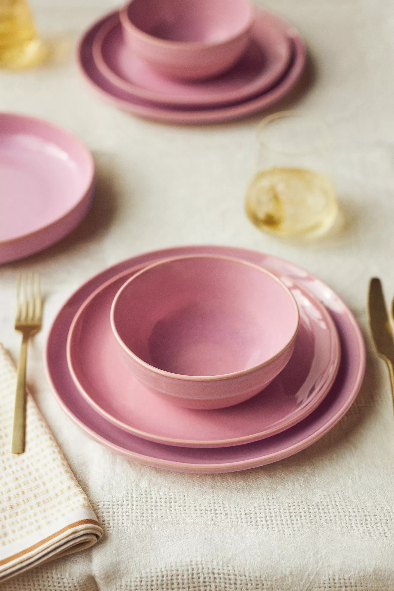 The Rowen Portuguese Stoneware Dinner Plates, Set of 4 | Anthropologie (US)