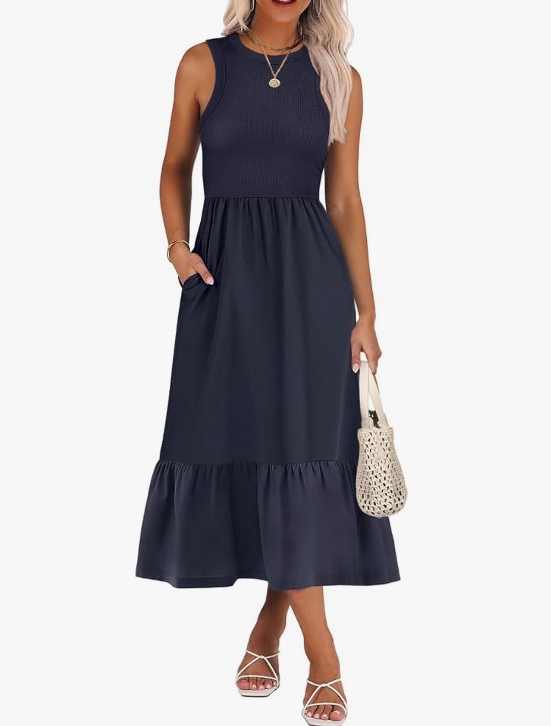 Dress - love how this would transition so well from summer to fall with boots and a jean jacket. And, it comes in so many cute colors. 


#summerdress #falloutfit #datenight #teacheroutfit #amazon #LTKSaleAlert #under25
#LTKSeasonal #LTKU #LTKOver40