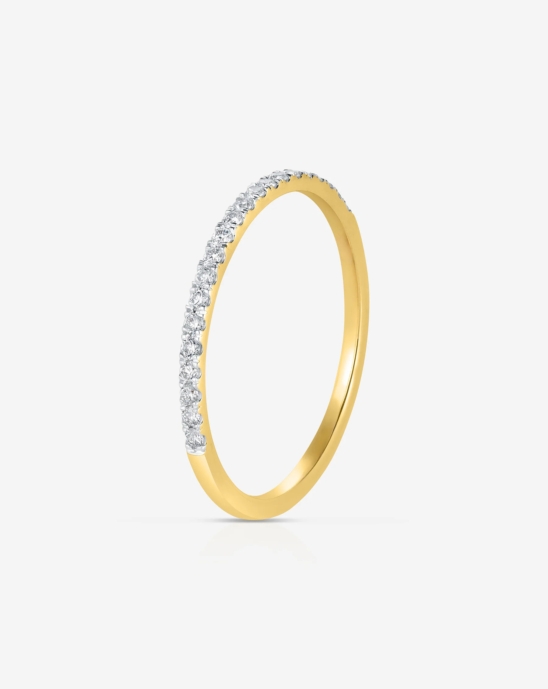 1.3 mm Perfect Pavé Diamond Ring | Ring Concierge