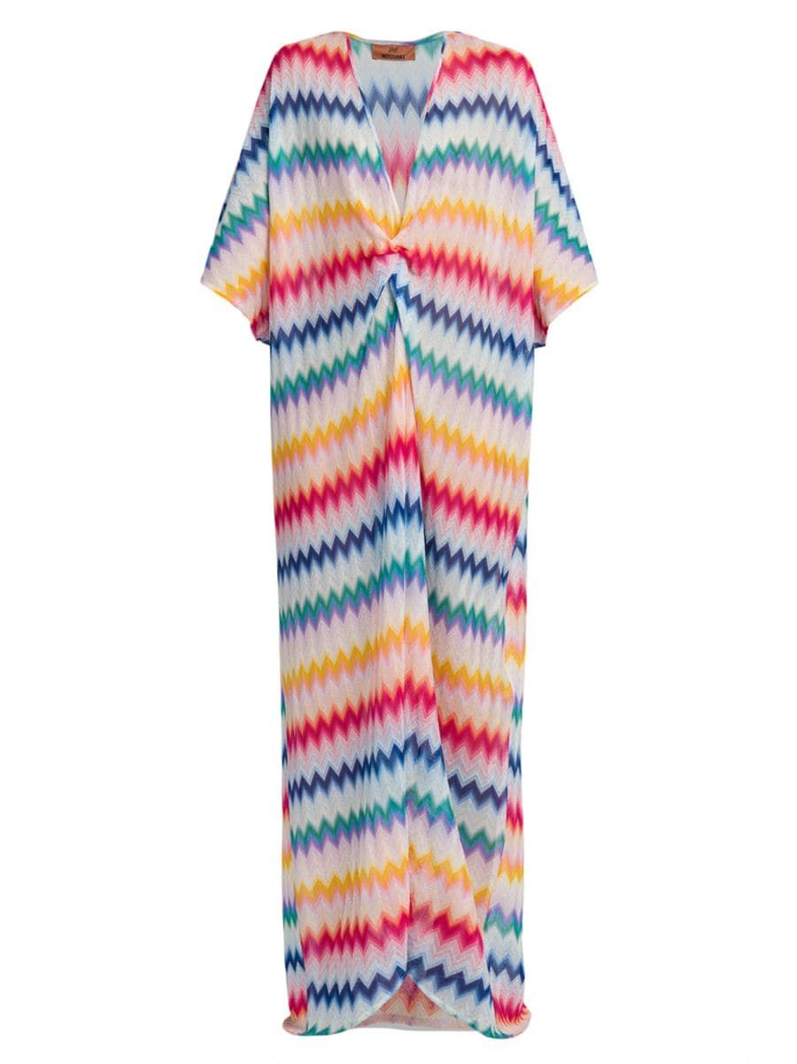 Zigzag Floor-Length Cover-Up | Saks Fifth Avenue
