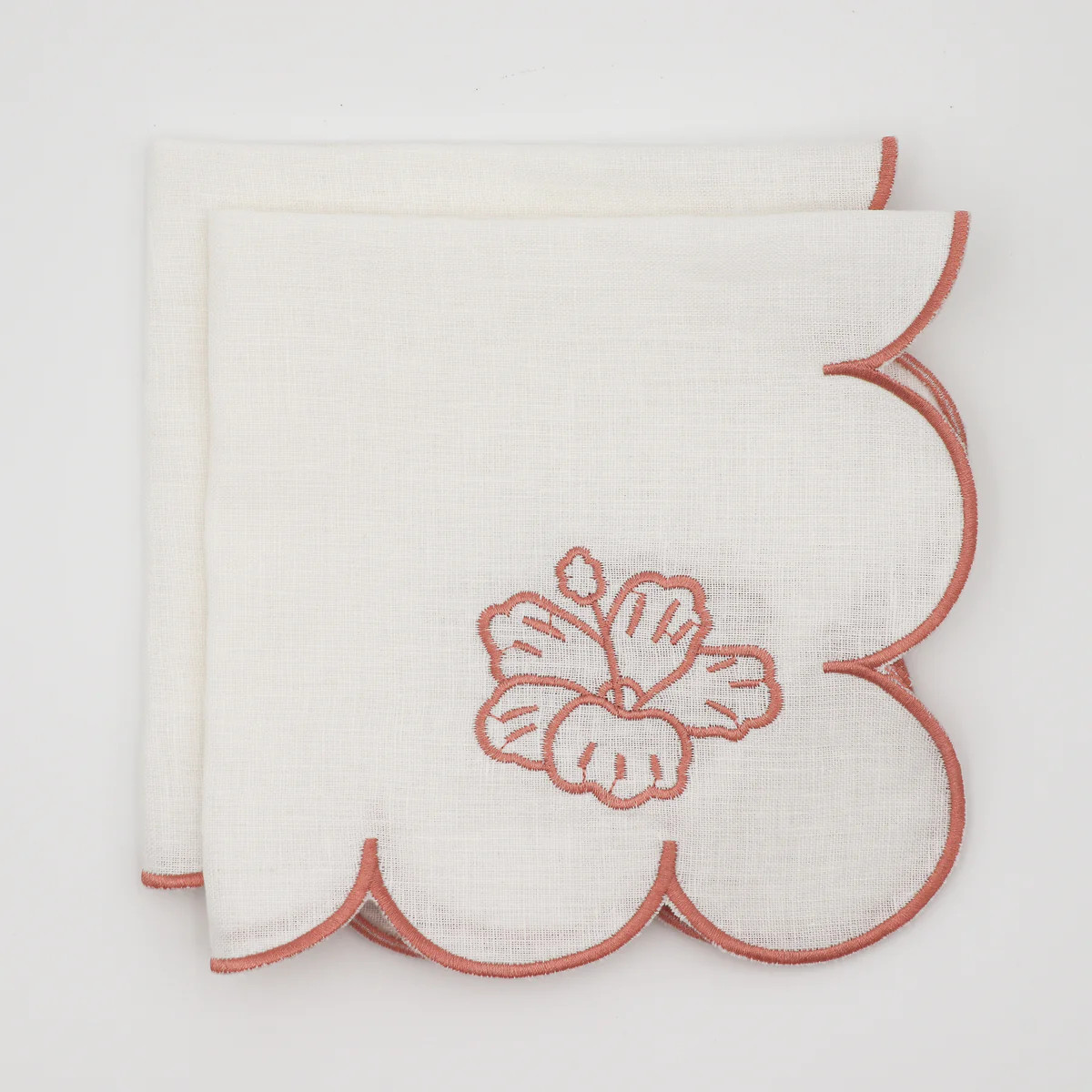 Rosette Ivory Napkin - Set of 2 | Ro'Table NY