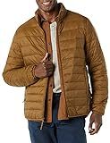 Amazon.com: Amazon Essentials Men's Packable Lightweight Water-Resistant Puffer Jacket, Black, Me... | Amazon (US)