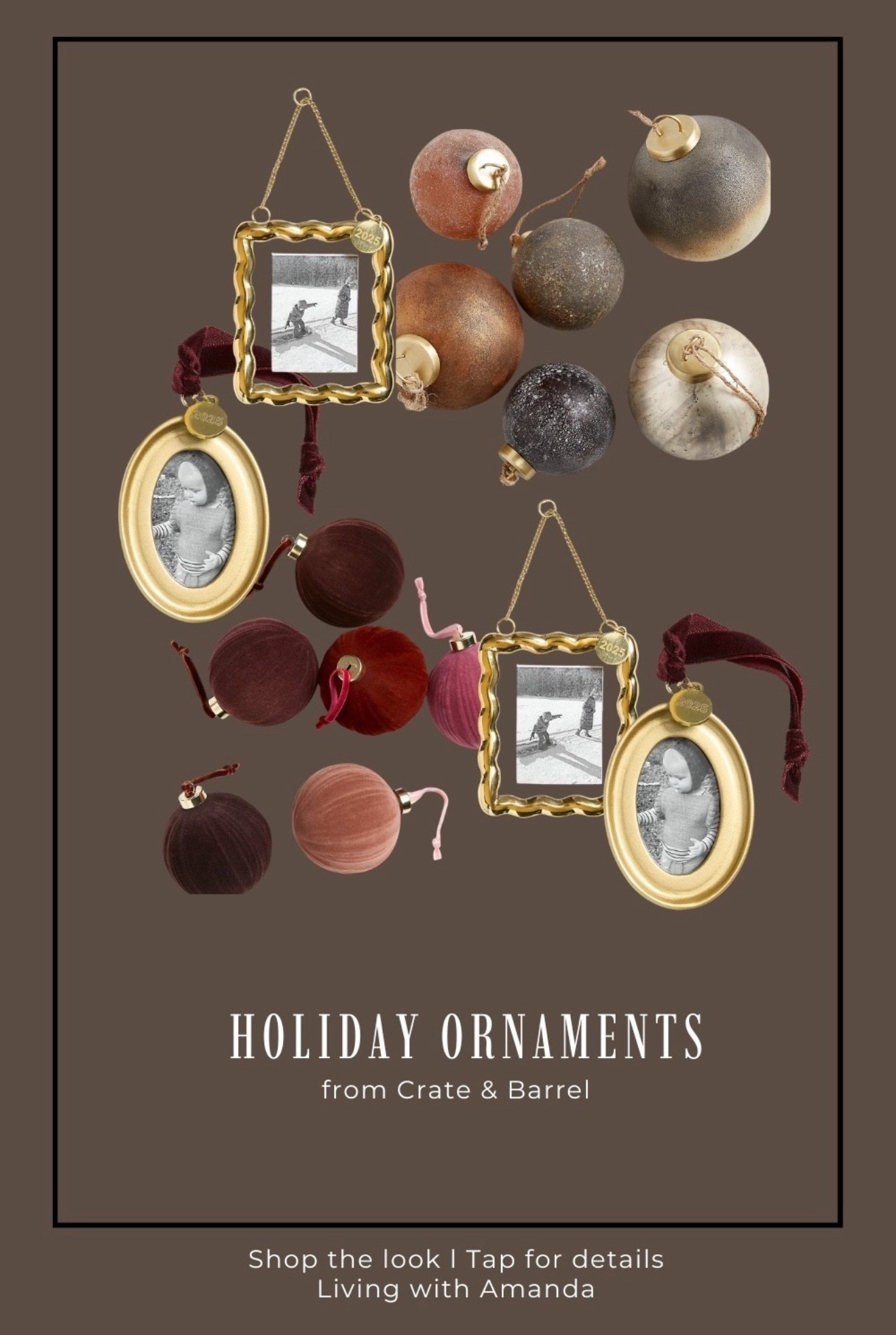 Deck the tree in style ✨
These holiday ornaments from Crate & Barrel are the perfect way to add sparkle, charm, and personality to your Christmas tree this season. From classic shapes to modern designs, they make decorating feel effortless and oh-so festive!

Shop the full collection on LTK 🎄

#CrateAndBarrel #ChristmasOrnaments #HolidayDecor #TreeTrimming #LTKHome #LTKHoliday #ChristmasMagic #FestiveHome #HolidayStyle #HomeForTheHolidays #ChristmasVibes

#LTKHoliday #LTKGiftGuide #LTKSeasonal

#LTKGiftGuide #LTKHoliday #LTKSeasonal