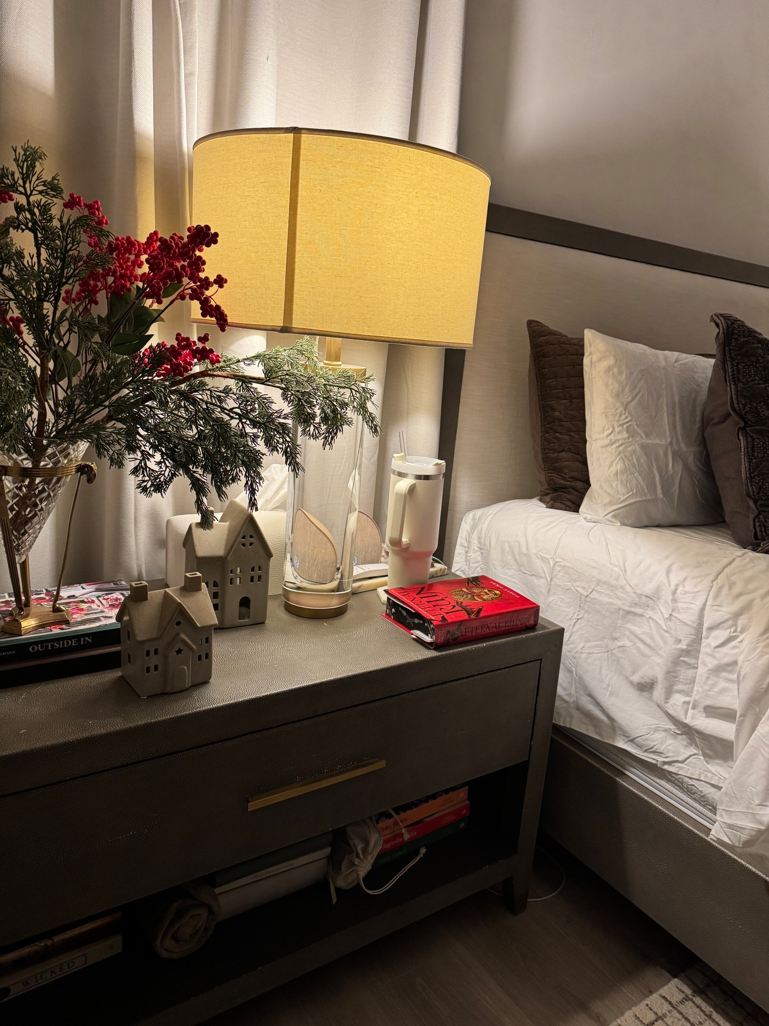 My Saturday night plans!

Bedroom decor, home decor, nightstands, lamp, faux stems, bedside table, cozy 

#LTKHome #LTKselfcare #LTKHoliday