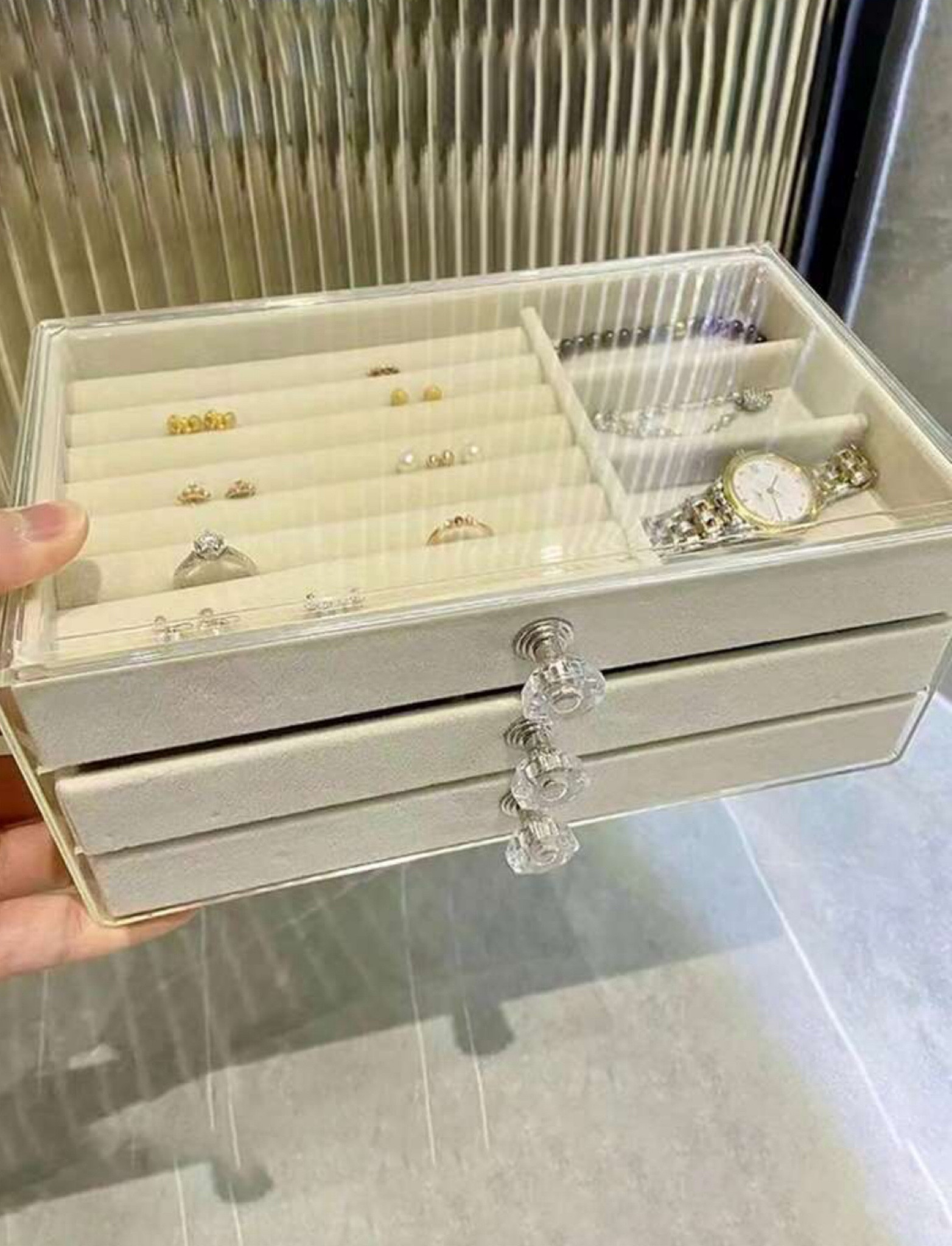 3layer jewelry box 

#LTKhome #LTKsalealert #LTKstyletip
