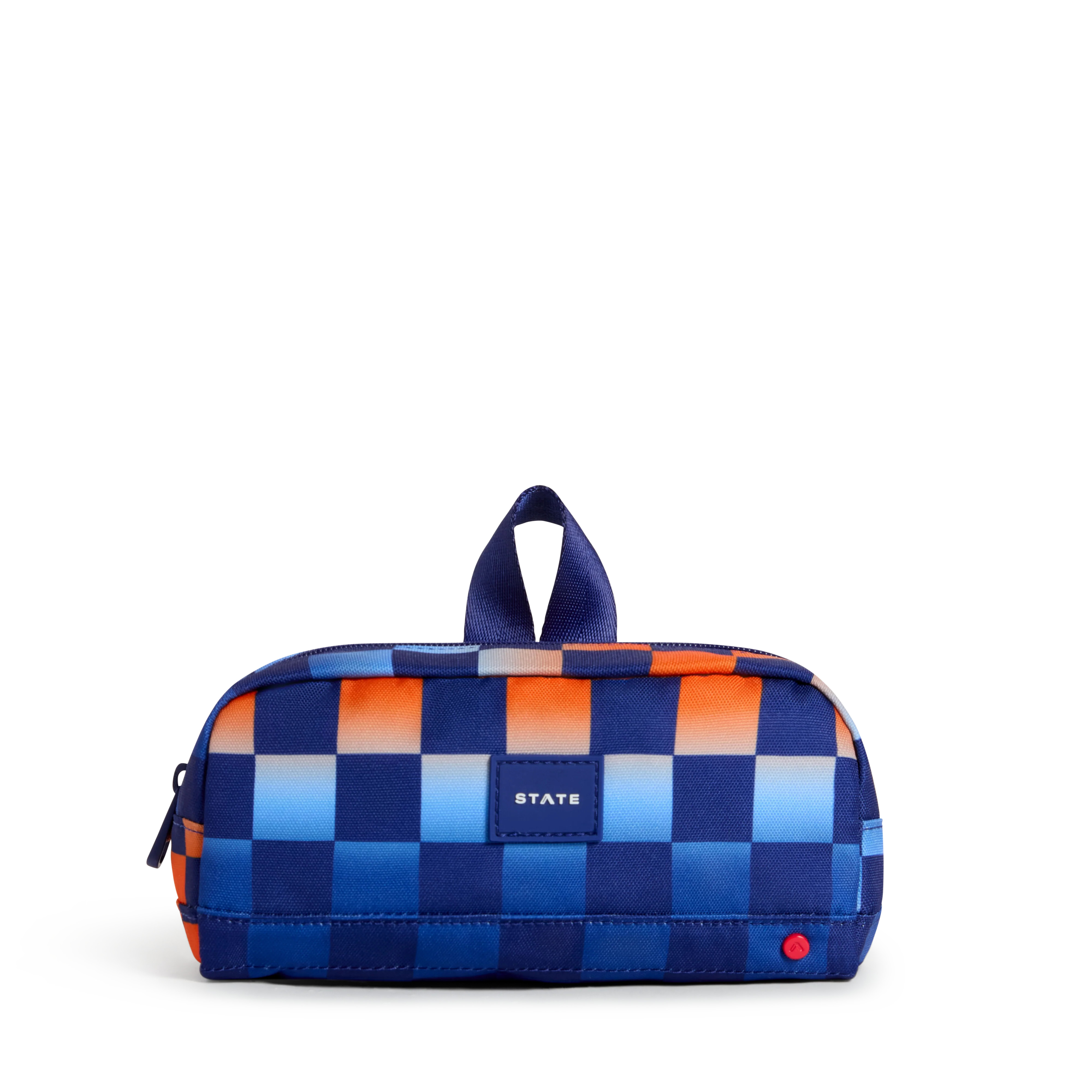 STATE Bags | Clinton Pencil Case Gradient Checkerboard | STATE Bags