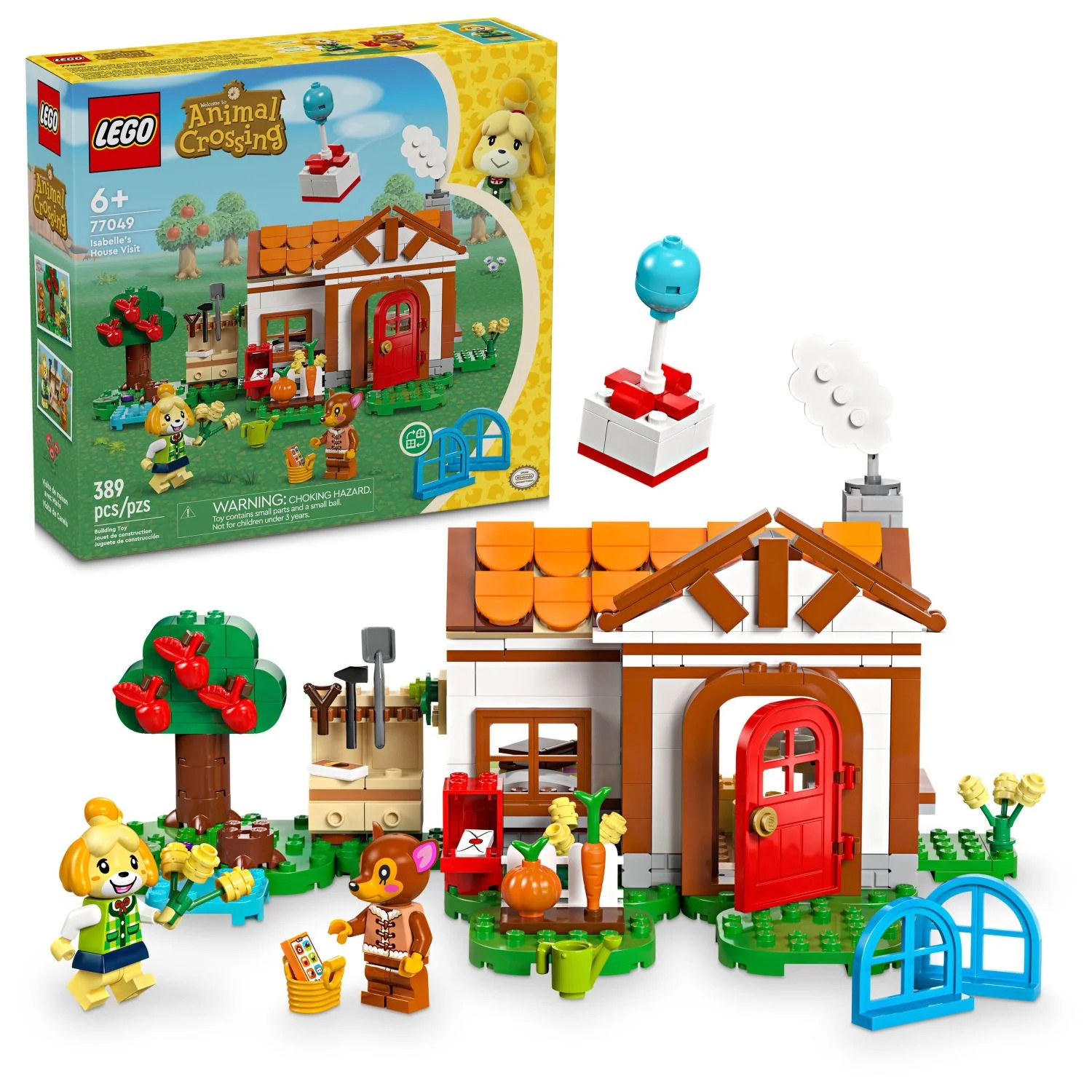 LEGO Animal Crossing Isabelle’s House Visit, Buildable Creative Toy for Kids, Includes Fauna and more Animal Crossing Toy Figures, Video Game Toy, Birthday Gift for Girls and Boys Ages 6 and Up, 77049 | Walmart (US)