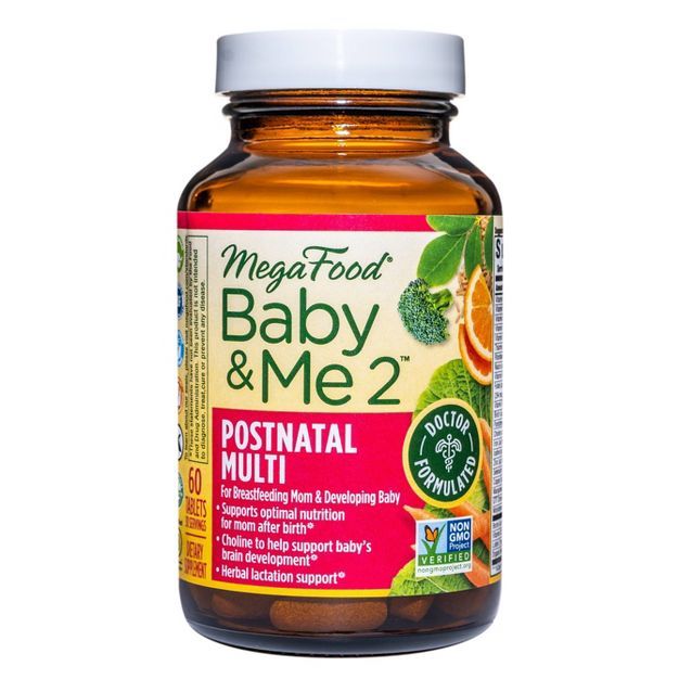 MegaFood Baby & Me 2 Postnatal Multi Supplement - 60ct | Target