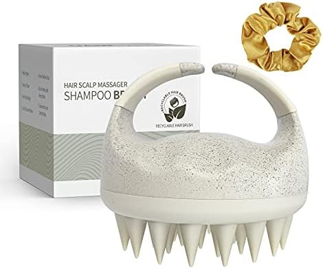 Scalp Massager Shampoo Brush, Scalp Scrubber with Soft Silicone Bristles, Scalp Exfoliator for Da... | Amazon (US)