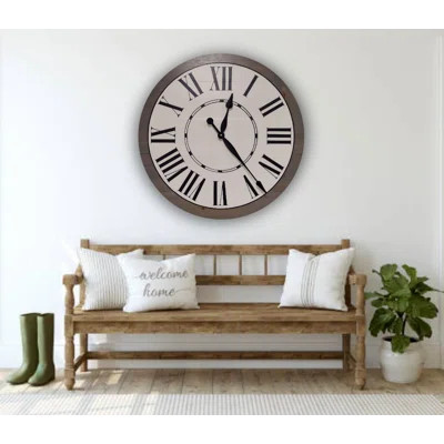 West Oak Lane Farmhouse Wall Clock | Wayfair North America