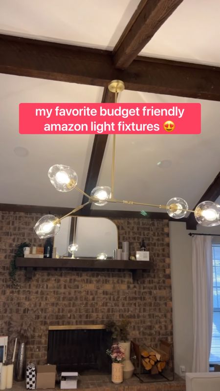 My favorite, Amazon budget, friendly, affordable, light fixtures! be sure to put these on your Amazon prime Day watch list this year! #primeday #primeday2023 #midcenturymodern #ifounditonamazon

#LTKhome #LTKFind #LTKsalealert