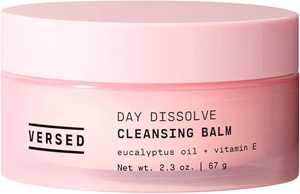 Versed Day Dissolve Cleansing Balm, Jumbo - Residue-Free Makeup Remover & Milk Cleanser with Euca... | Amazon (US)