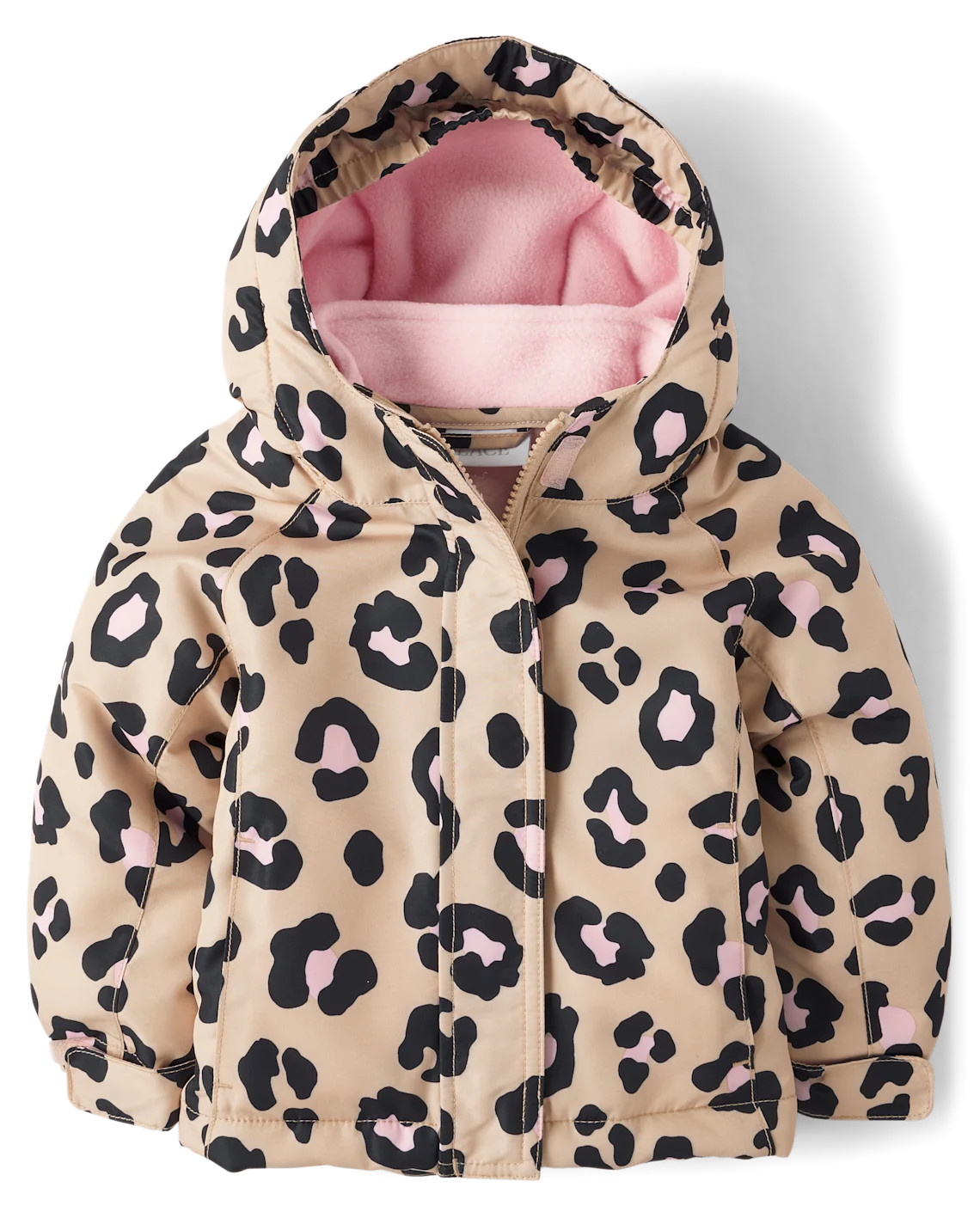 Toddler Girls Leopard 3 in 1 Jacket - tan | The Children's Place