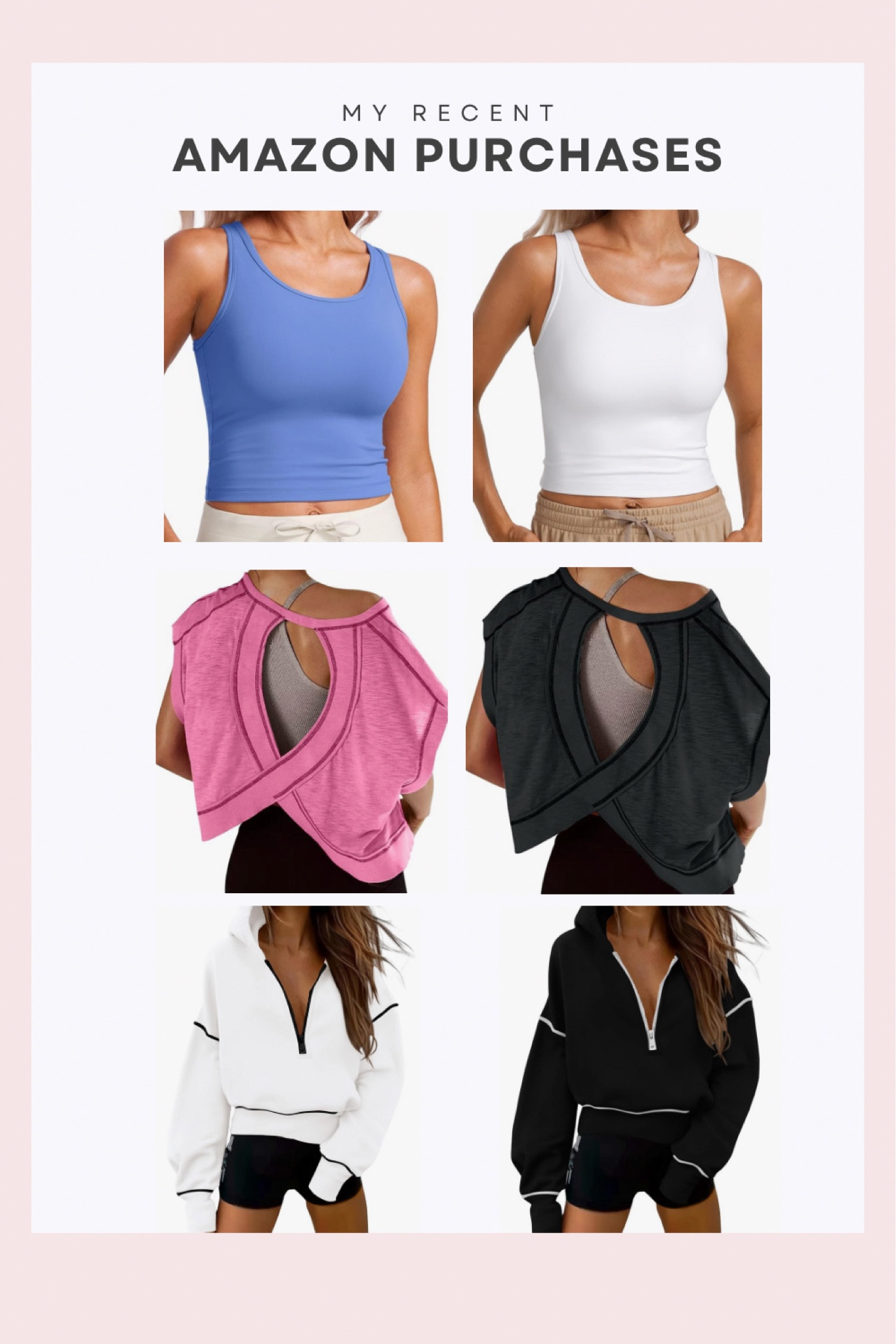My recent Amazon purchases!! Affordable Amazon Workout Clothes & Fall Finds!! Get ready for your fall workouts with these latest Amazon finds! Budget-friendly workout clothes that are both stylish and comfortable. Shop these affordable, high-quality items that will have you feeling confident and comfortable! 

#LTKStyleTip #LTKFitness #LTKSeasonal