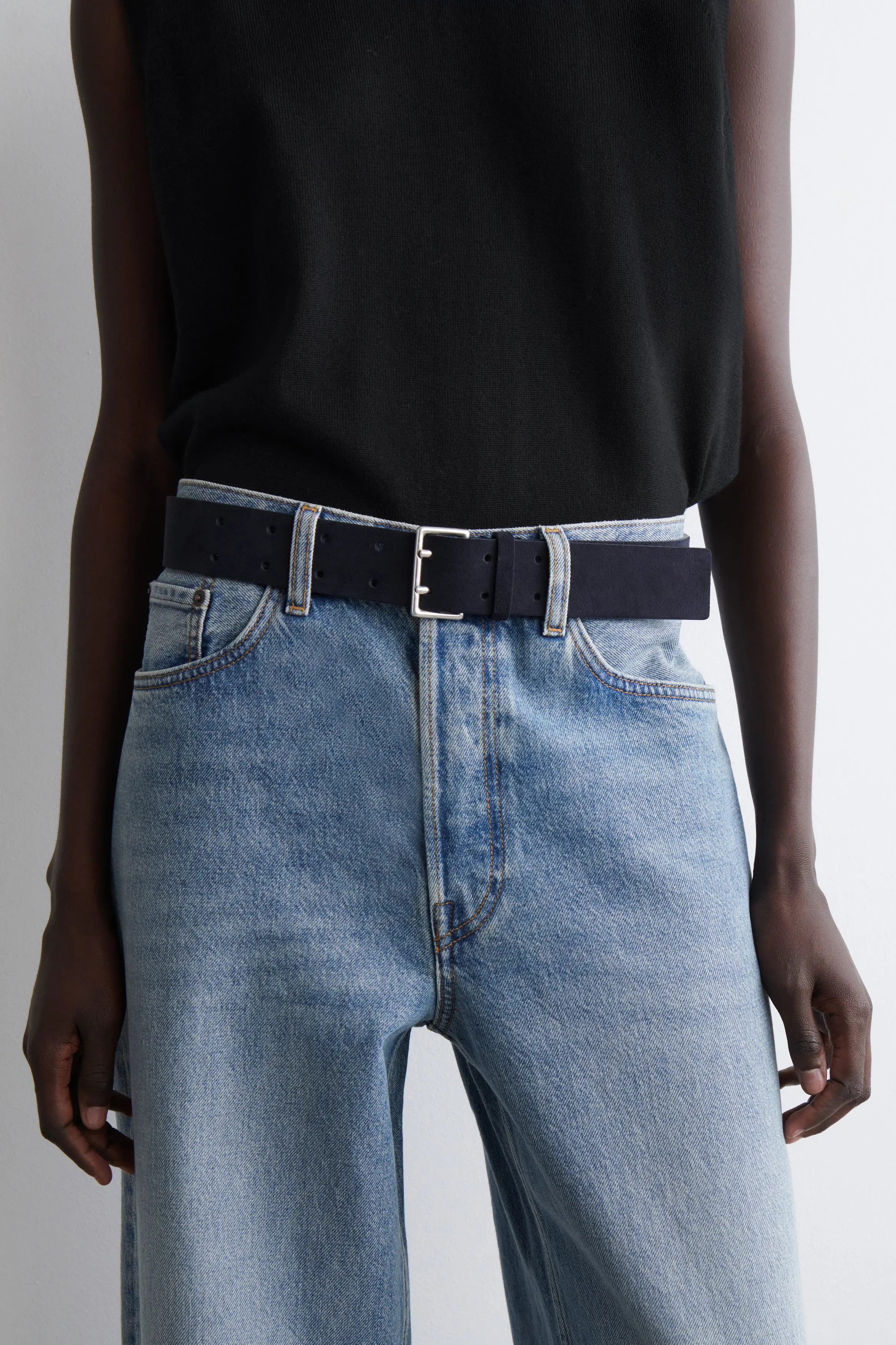 Double-Prong Suede Belt (Women) | Nordstrom | Nordstrom
