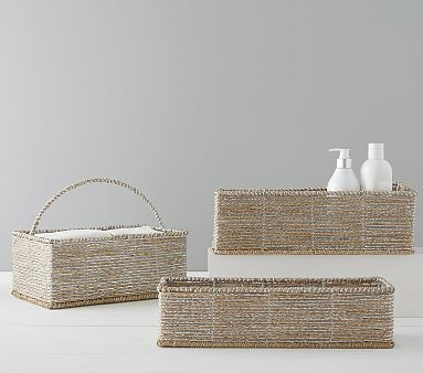 Silver Rope Nursery Storage | Pottery Barn Kids