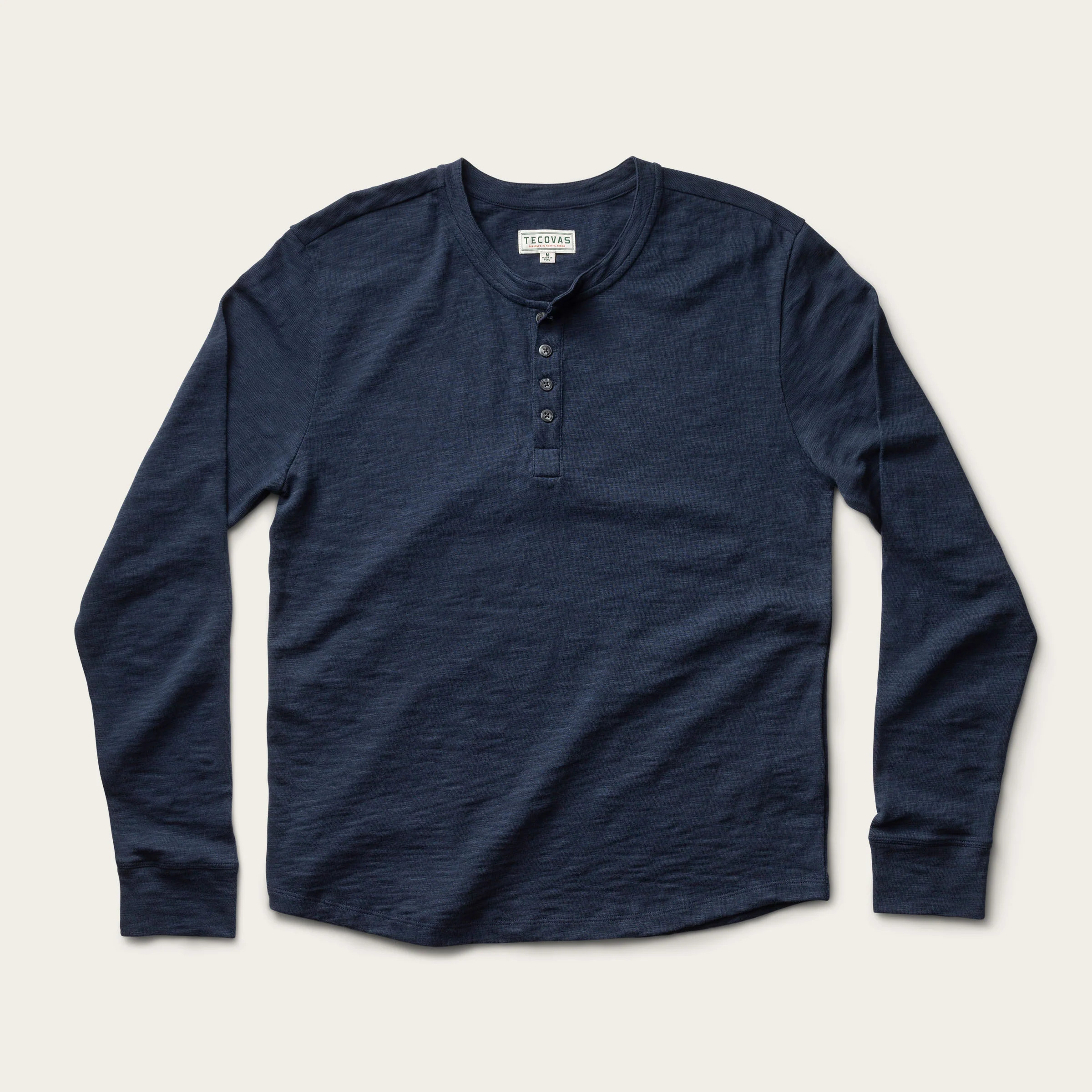 Men's Cotton Slub Henley | Tecovas