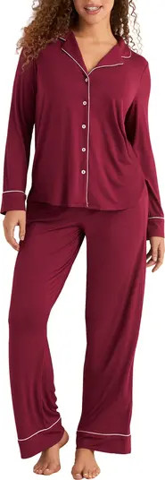 Adore Me Matilda Long Sleeve Top & Pants Pajama Set | Nordstrom | Nordstrom