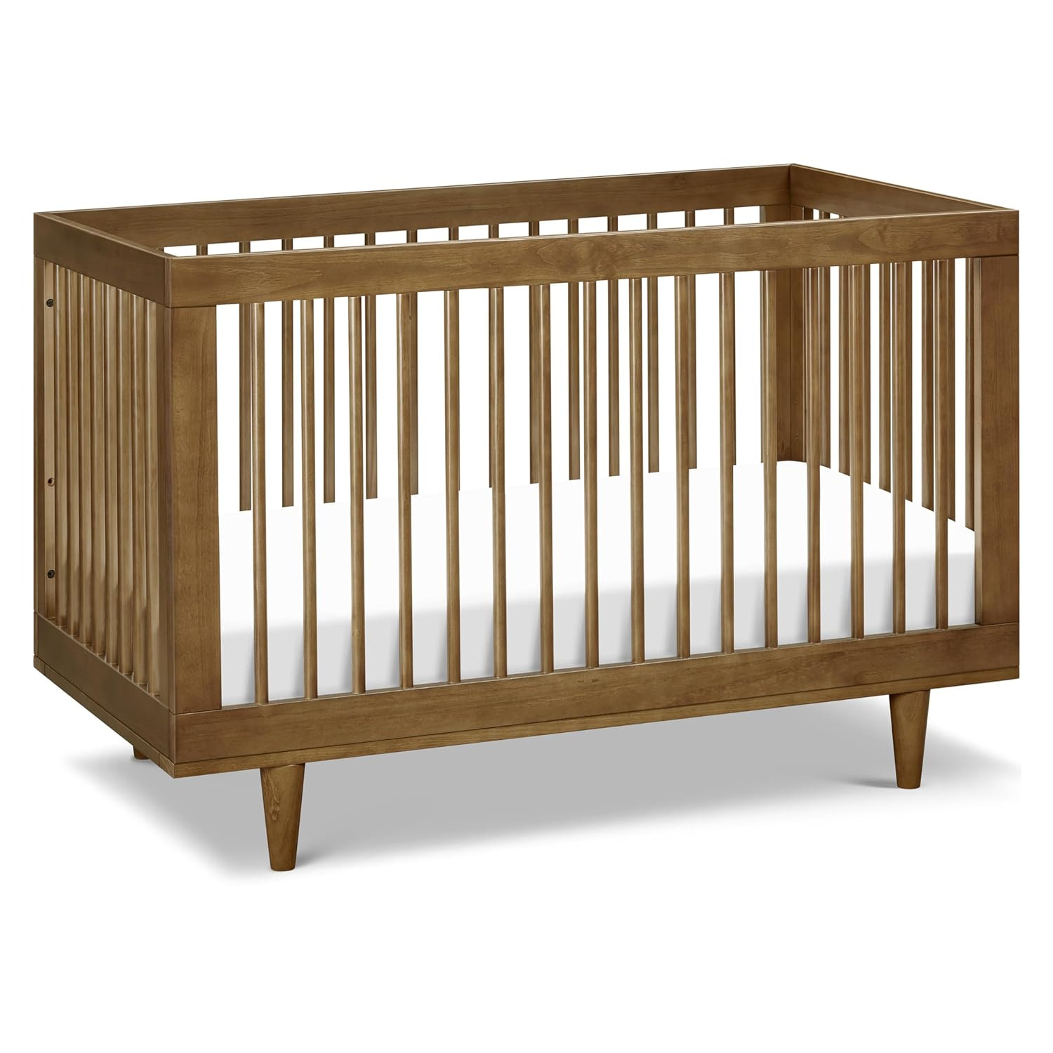DaVinci Marley 3-in-1 Convertible Crib in Walnut Finish and Walnut Legs, Greenguard Gold Certifie... | Amazon (US)