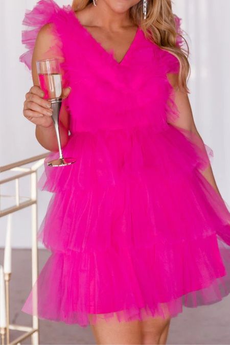 Pink Holiday Dress