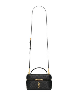 Saint Laurent Gaby Vanity Bag Black in Lambskin Brand New! | eBay US