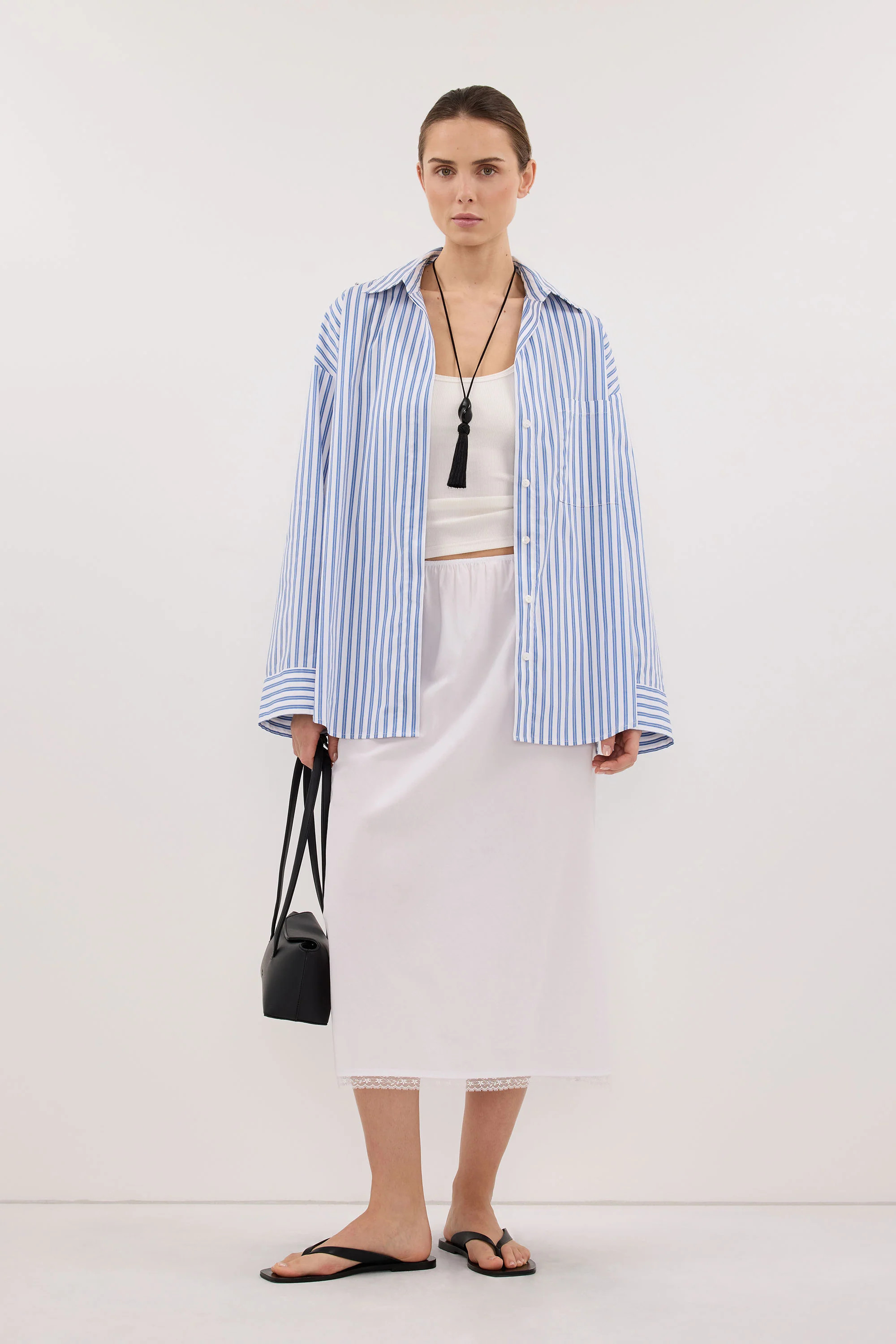 TALISE BLUE STRIPE SHIRT | DISSH