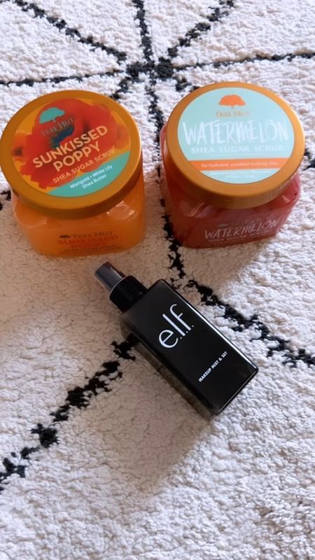 Picked up my favorite sugar body scrubs at Walmart today!  Trying this new submitted poppy scent!  Watermelon is one of my favorites. Also had to pick  up more of my favorite makeup setting spray!  

#LTKfindsunder50 #LTKover40 #LTKbeauty
