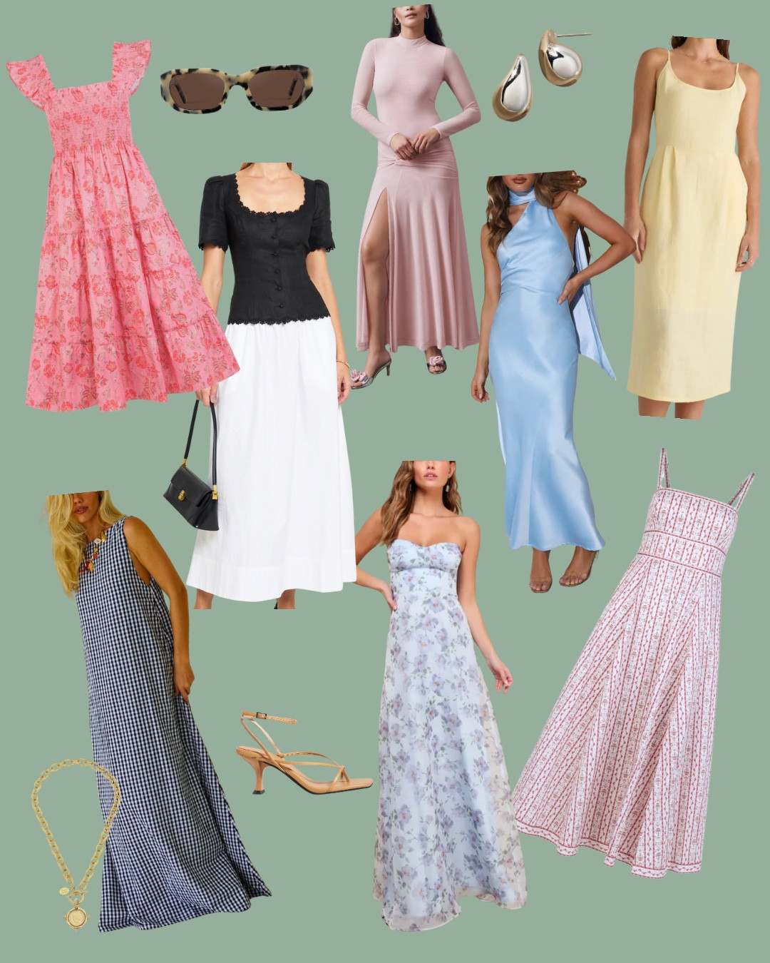 What we are actually wearing and loving this spring!! Outfits for baby showers, weddings, beach trips or date night and a little butter yellow!
#gingham

#LTKStyleTip #LTKSeasonal #LTKWedding