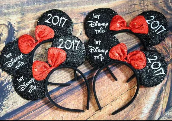 Mickey Minnie Personalized Disney Headbands & Ears | Etsy | Etsy (US)