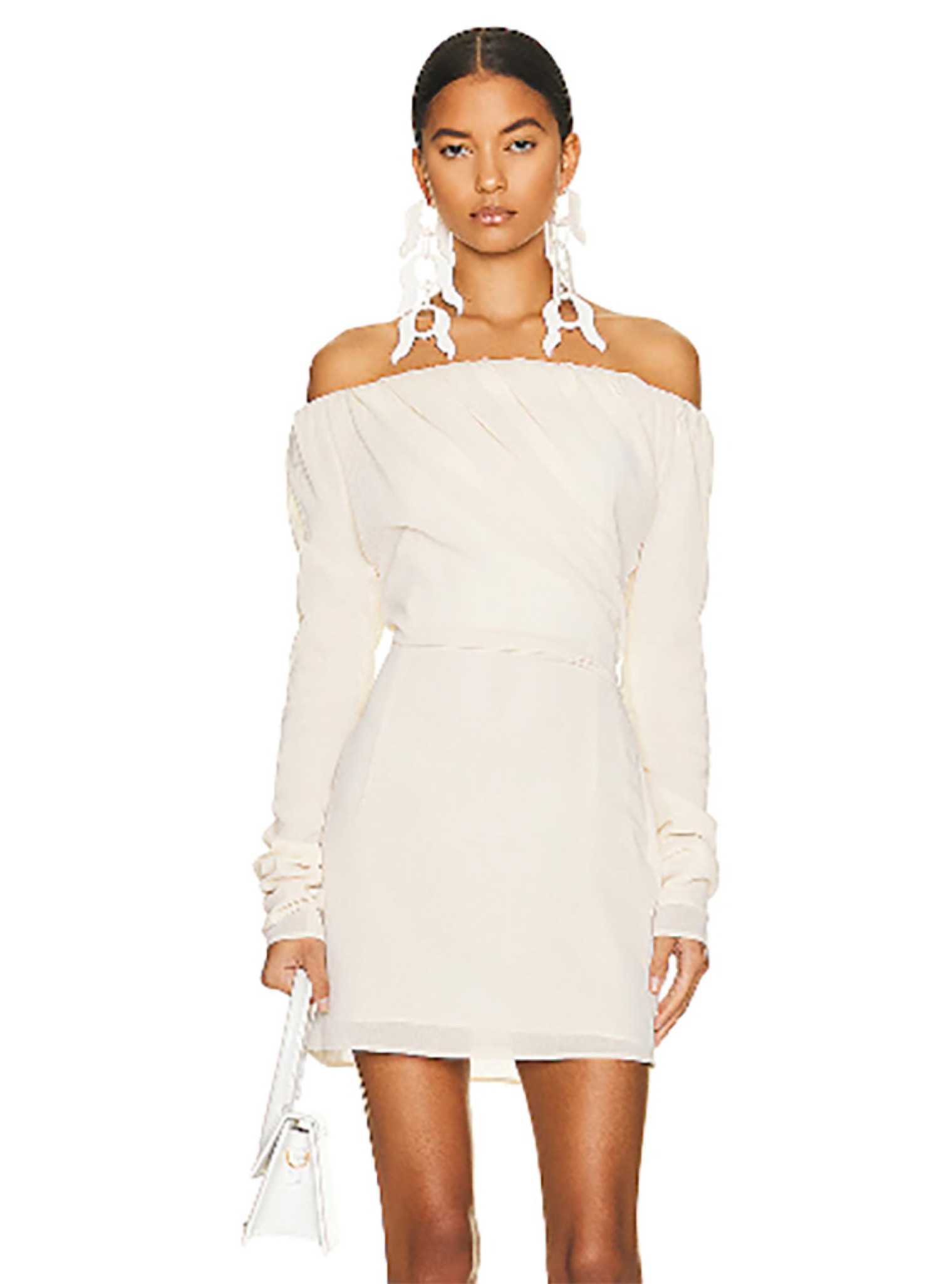 All of Camille’s outfits from Emily in Paris season 3 are on the blog including her white off the shoulder engagement party dress, silver chainmail mini dress, loafers, yellow Prada bag & Miu Miu gold button cardigan 

#LTKFind #LTKSeasonal #LTKstyletip