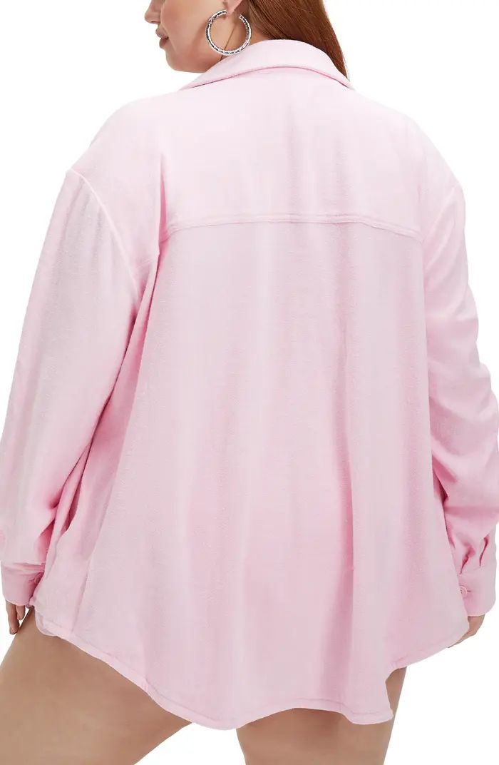 Cotton Terry Cover-Up Shirt | Nordstrom