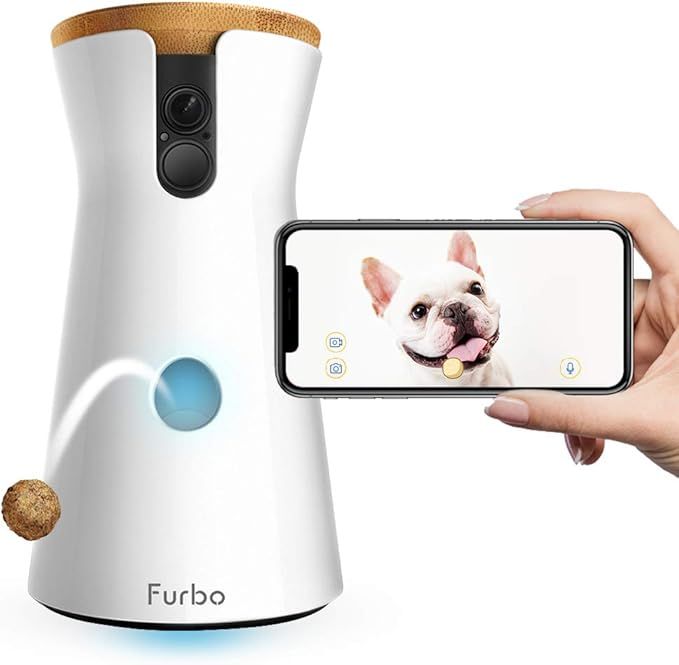 Furbo Dog Camera: Treat Tossing, Full HD Wifi Pet Camera and 2-Way Audio, Designed for Dogs, Comp... | Amazon (US)