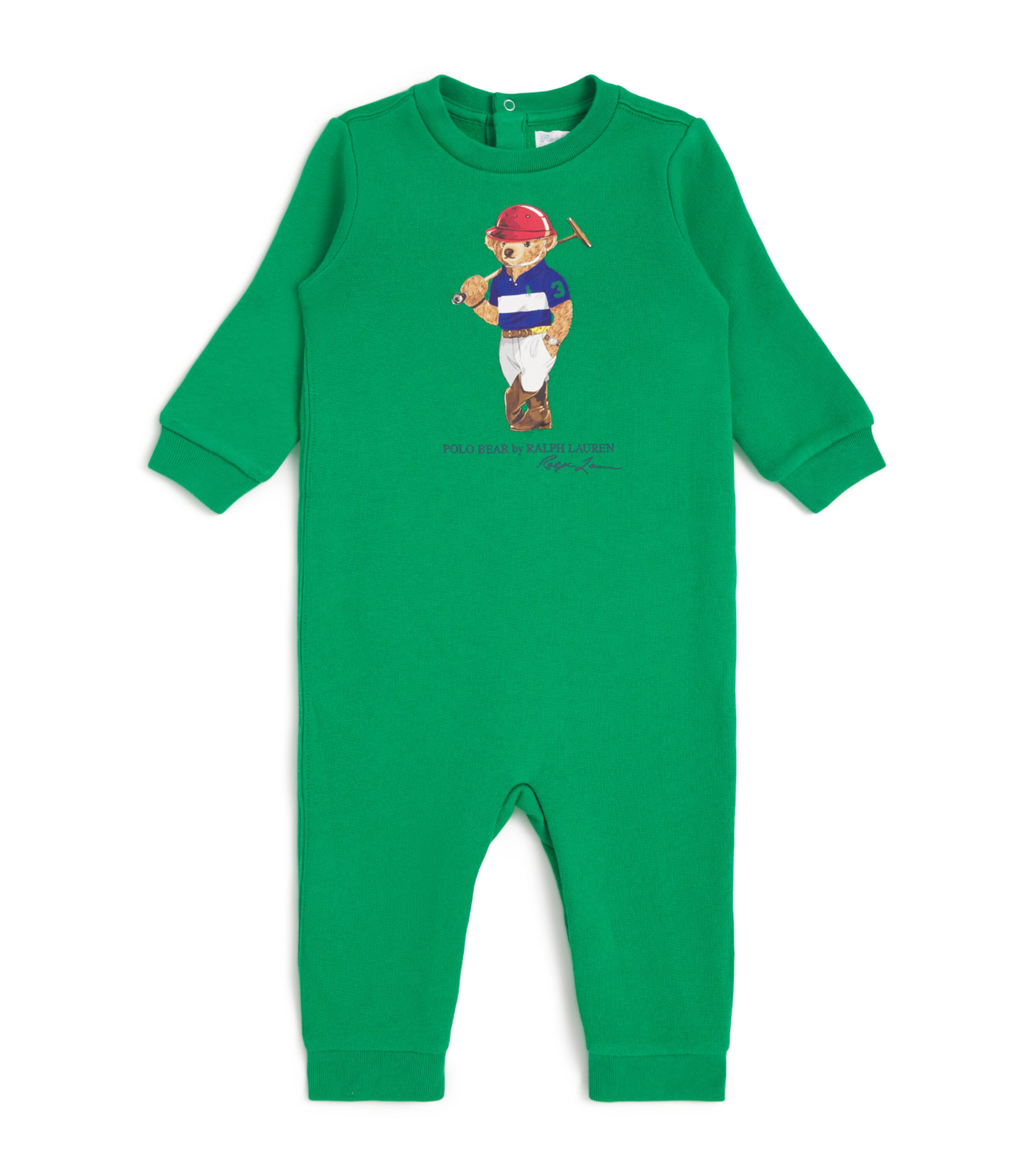 Ralph Lauren Kids Cotton Polo Bear All-In-One | Harrods (US)