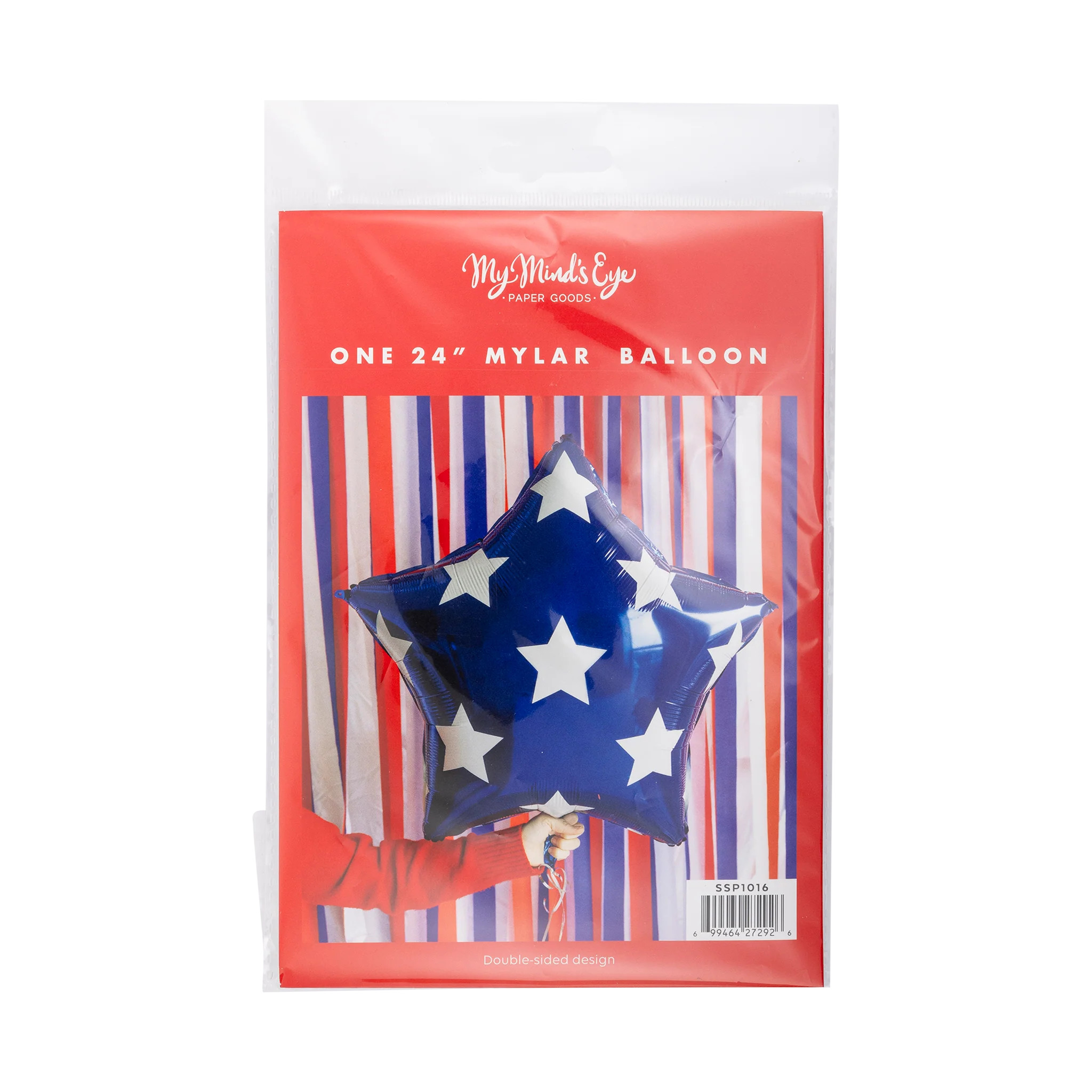 Blue Star Shaped Mylar Balloon | My Mind's Eye