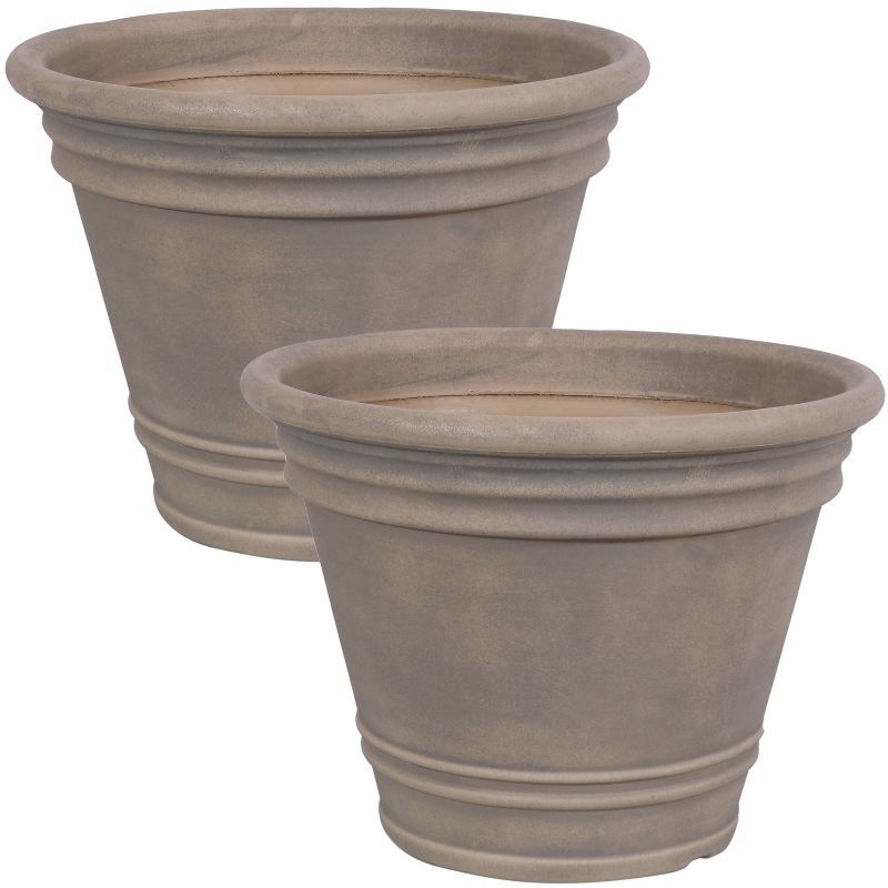 Sunnydaze Indoor/Outdoor Patio, Garden, or Porch Weather-Resistant Franklin Flower Pot Planter - ... | Target