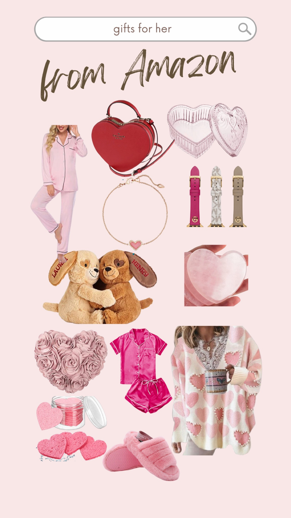 Valentine gifts for her 💗 all from
AMAZON! 💫 gifts for her, Valentine’s Day, Valentine, Valentine’s Day gifts, pink gifts, heart gifts, jewlery, girly things, pretty things, love, be mine, Amazon gifts, Amazon finds, trufflesandruffles_xoxo 

#LTKSeasonal #LTKGiftGuide #LTKunder50
